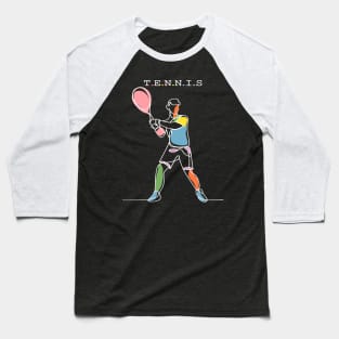 Tennis Sport Baseball T-Shirt